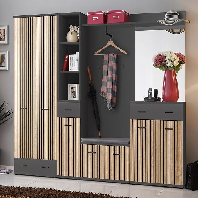 Skriňa Marco Typ A Artisan/Antracyt,11