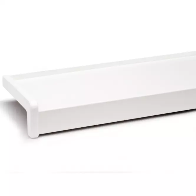 Oceľový parapet 25x120 biela