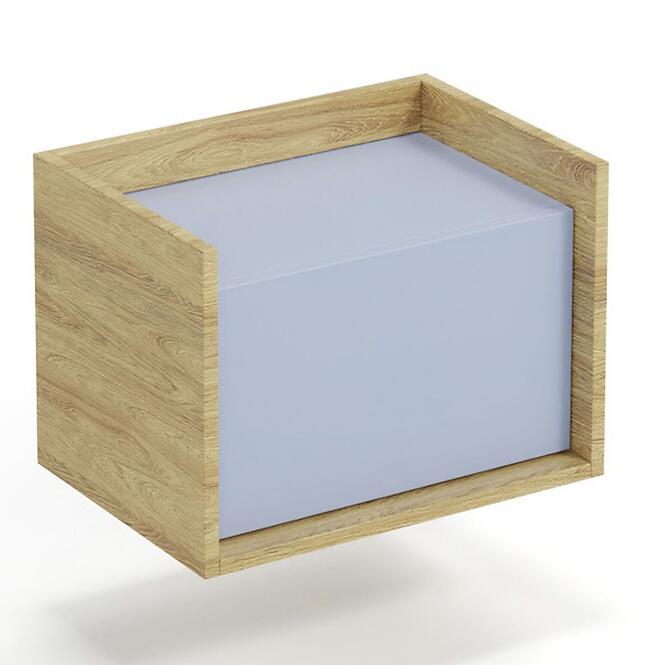 Skrinka Mobius  1d nízka hikora/modrá horizont