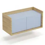 Skrinka Mobius  2d nízka hikora/modrý horizont
