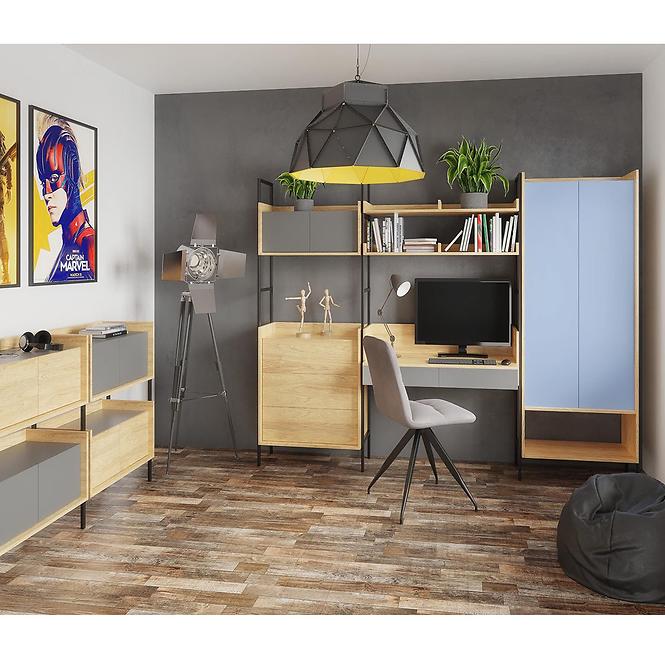 Skrinka Mobius  2d niska hikora/starožitná ružová,10