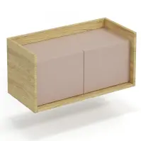 Skrinka Mobius  2d nízka hikora/starožitná ružová