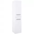 Vysoká skrinka do kúpeľne Perla 35 2D white