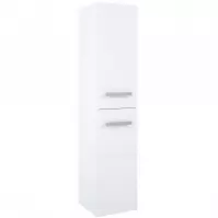 Vysoká skrinka do kúpeľne Perla 35 2D white