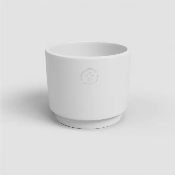 Kvetináč Echo 17cm Biely