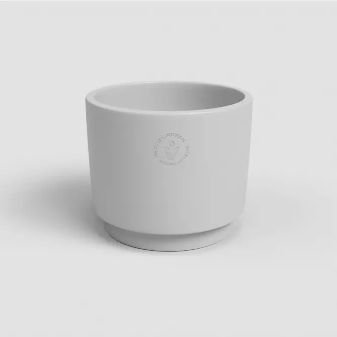 Kvetináč Echo 17cm Svetlosivý