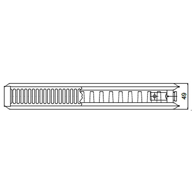 Radiátor oceľový panelový V21 500x800 mm,5