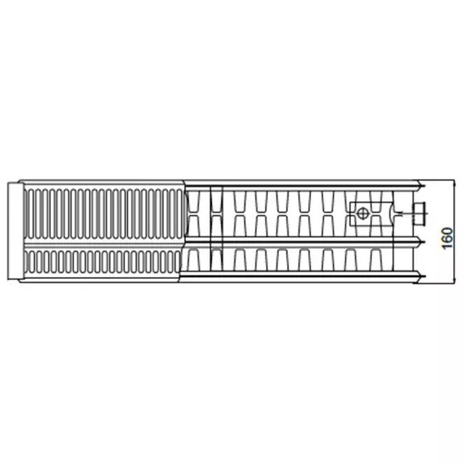 Radiátor oceľový panelový K33 600x800 mm
