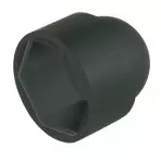 Šesťhranné kryty čierny plast M8