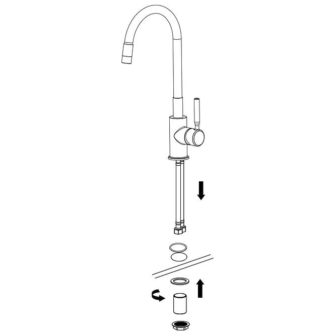 Drezová batéria Samba Inox čierna,2