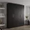 Skriňa Ivo 3 200 čierna,3