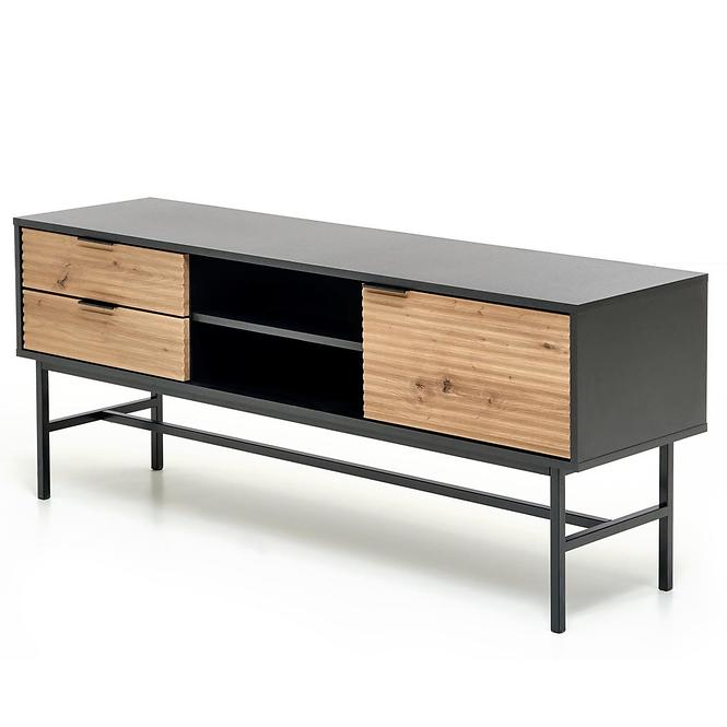 TV skrinka Murano dub artisan/čierna