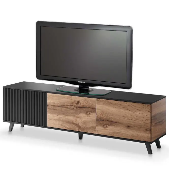 TV stolík -2 Random wotan/čierna,3