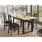 Stôl Max Dub Artisan / Čierna Mat 160x90,3