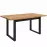 Stôl Max Dub Wotan / Čierna Mat 160x90