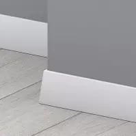 Podlahová lišta MDF Biela LK58C 58mm 2.4m