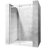 Sprchové dvere chróm Nixon-2 120x190 ľavé chróm Rea K5002