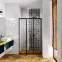 Sprchové dvere Alex 90x190 black Rea K9638,6