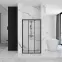 Sprchové dvere Alex 100x190 black Rea K9639,4