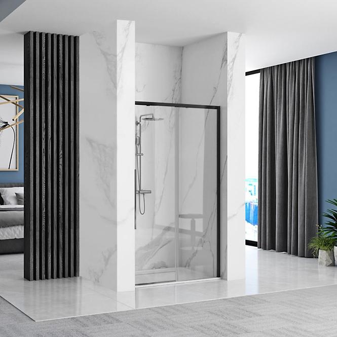 Sprchové dvere Solar 120x195 black Rea K6312