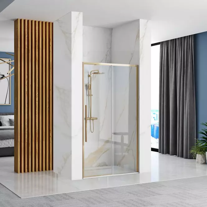 Sprchové dvere Solar 120x195 gold Rea K6548