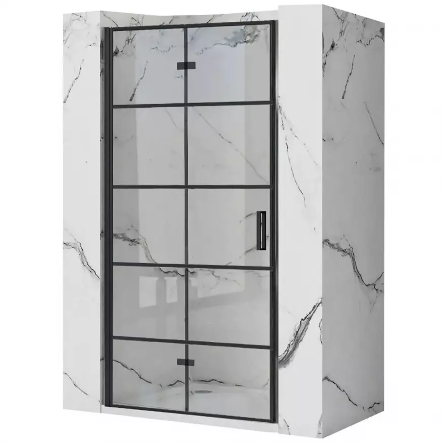 Sprchové dvere Molier 80x190 black Rea K8537