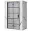 Sprchové dvere Molier 80x190 black Rea K8537,2