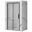Sprchové dvere Rapid Slide 160x195 black Rea K6406