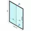 Sprchové dvere Rapid Slide 160x195 black Rea K6406,6
