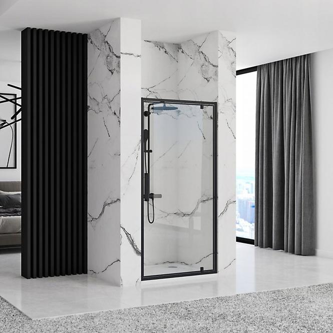 Sprchové dvere Rapid Swing 70x195 black Rea K6407