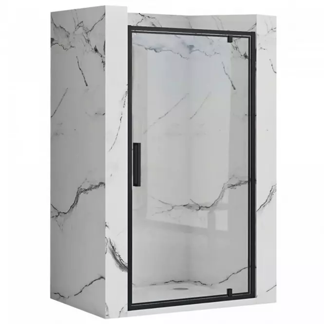 Sprchové dvere Rapid Swing 80x195 black Rea K6408