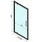 Sprchové dvere Rapid Swing 80x195 black Rea K6408,7