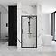 Sprchové dvere Rapid Swing 90x195 black Rea K6409,2