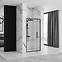 Sprchové dvere Rapid Swing 90x195 black Rea K6409,3