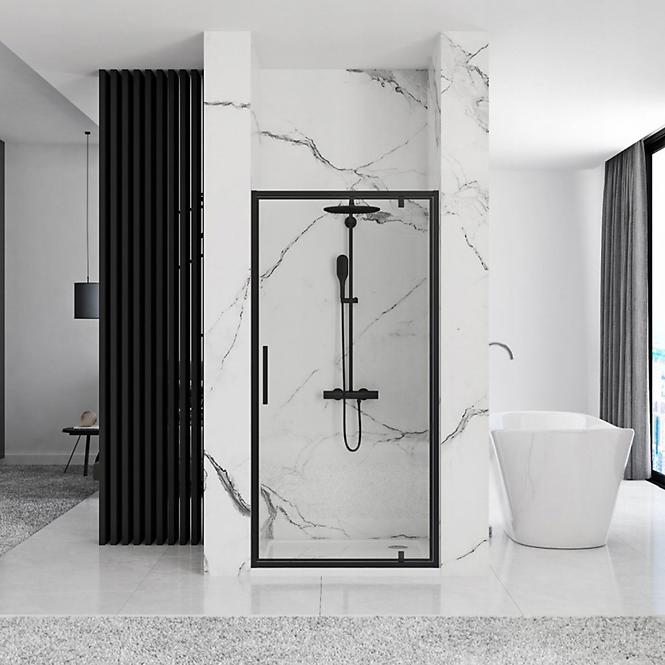 Sprchové dvere Rapid Swing 100x195 black Rea K6410