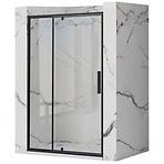 Sprchové dvere Rapid Swing 120x195 black Rea K6413