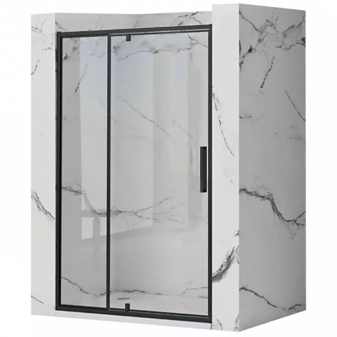 Sprchové dvere Rapid Swing 120x195 black Rea K6413