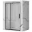 Sprchové dvere Rapid Swing 120x195 black Rea K6413