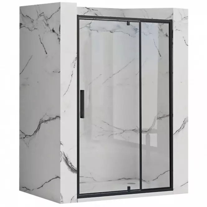 Sprchové dvere Rapid Swing 120x195 black Rea K6413,2