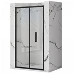 Sprchové dvere Rapid Fold 80x195 black Rea K6418