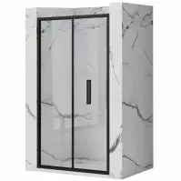 Sprchové dvere Rapid Fold 80x195 black Rea K6418