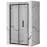Sprchové dvere Rapid Fold 80x195 black Rea K6418