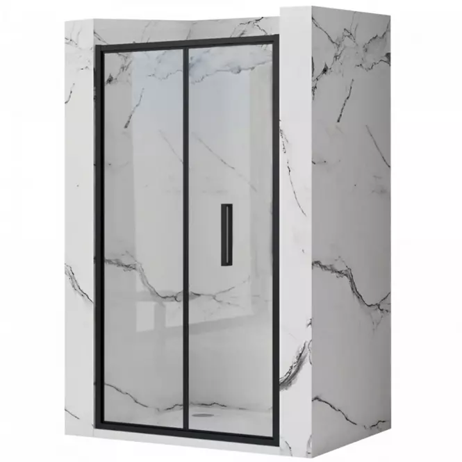 Sprchové dvere Rapid Fold 80x195 black Rea K6418