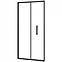 Sprchové dvere Rapid Fold 90x195 black Rea K6418,8