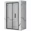 Sprchové dvere Rapid Fold 100x195 black Rea K6418