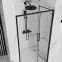 Sprchové dvere Rapid Fold 100x195 black Rea K6418,5