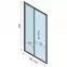 Sprchové dvere Rapid Fold 100x195 black Rea K6418,6