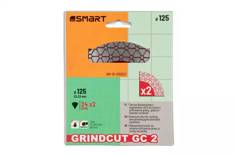Diamantový kotúč Smart 125 mm 1,7 mm obojstranný GC2 SM-10-125GC2,3