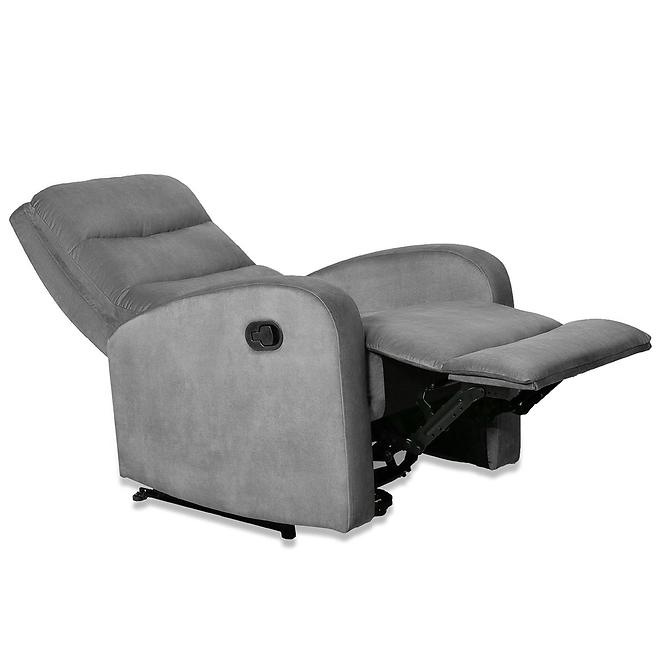 Kreslo Elena šedé s funkciou relax,5