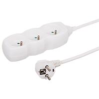 Predlžovací kábel 3G 3x1 Z/U 1,5m 34315 biely